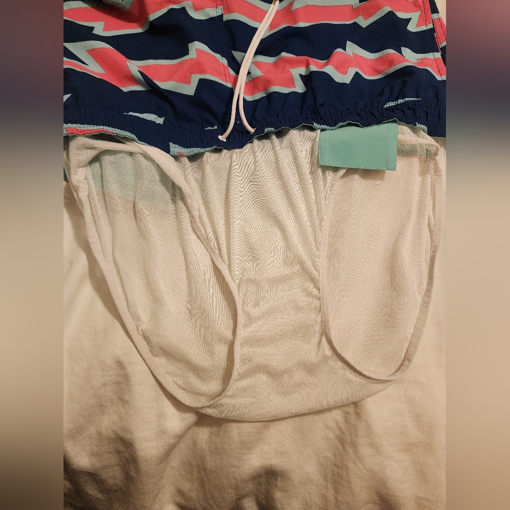 Bonobos Lightning Bolt Swim Trunks Men's Drawstring Board Shorts _ - Picture 6 of 6